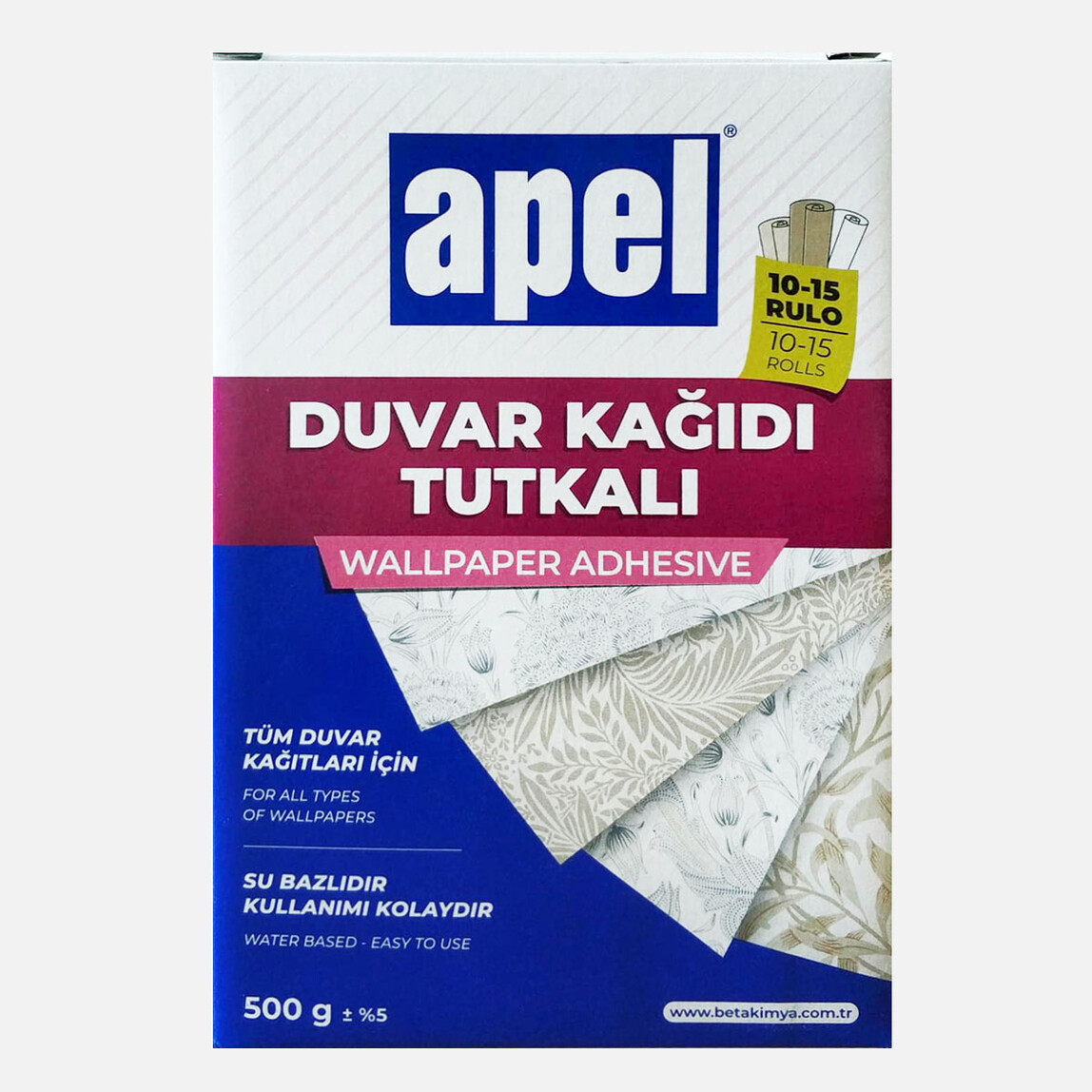    Apel Duvar Kağıdı Yapıştırıcısı 500g  