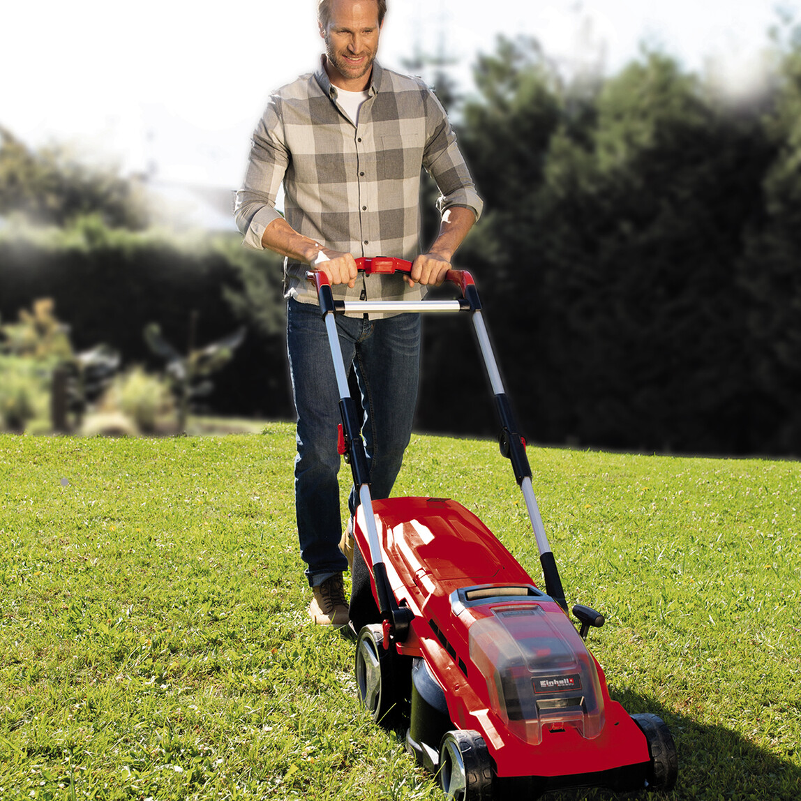    Einhell GE-CM 36/37 LI Solo Akülü Çim Biçme Makinesi  