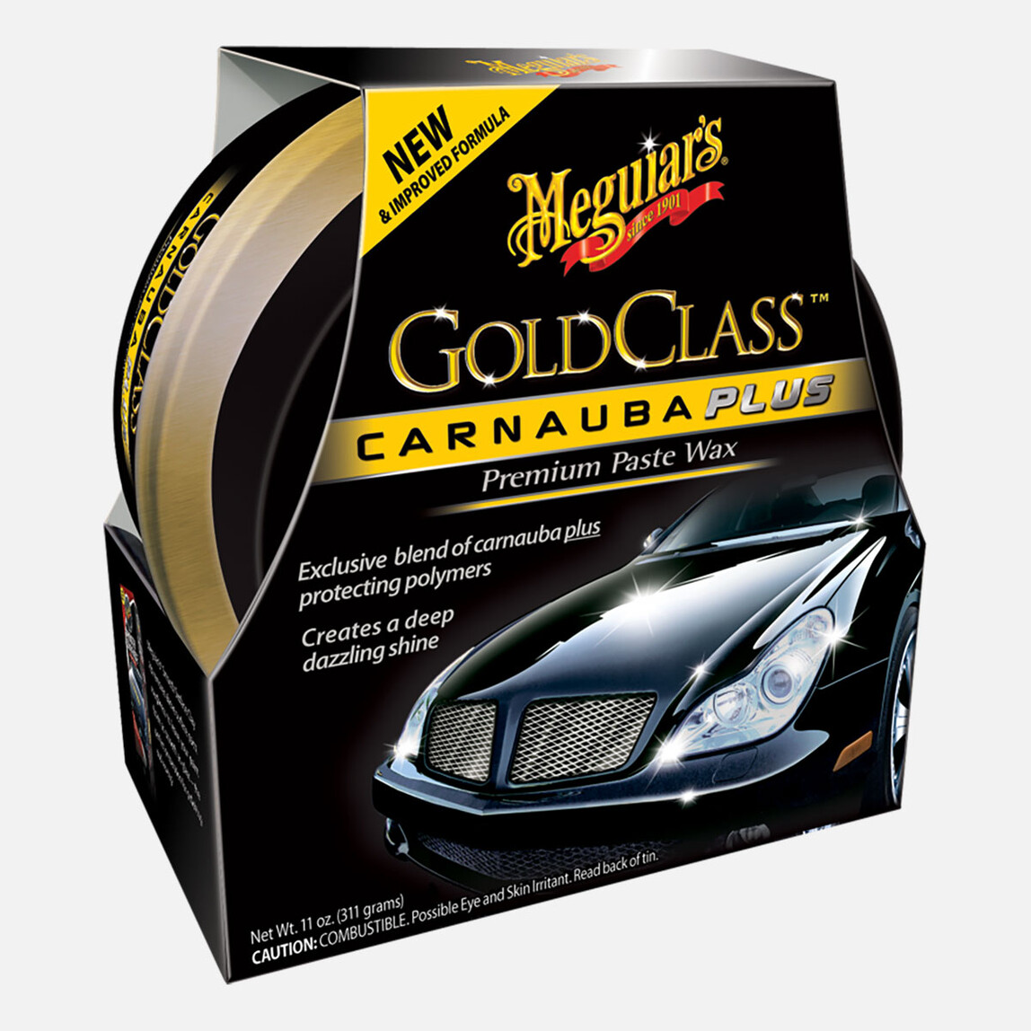    Meguiars Gold Class Oto Katı Pasta 311 gr Yüksek Performans  