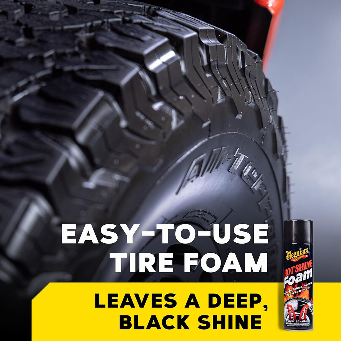    Meguiars Hot Shine Lastik Parlatıcı Köpük 444 ml  