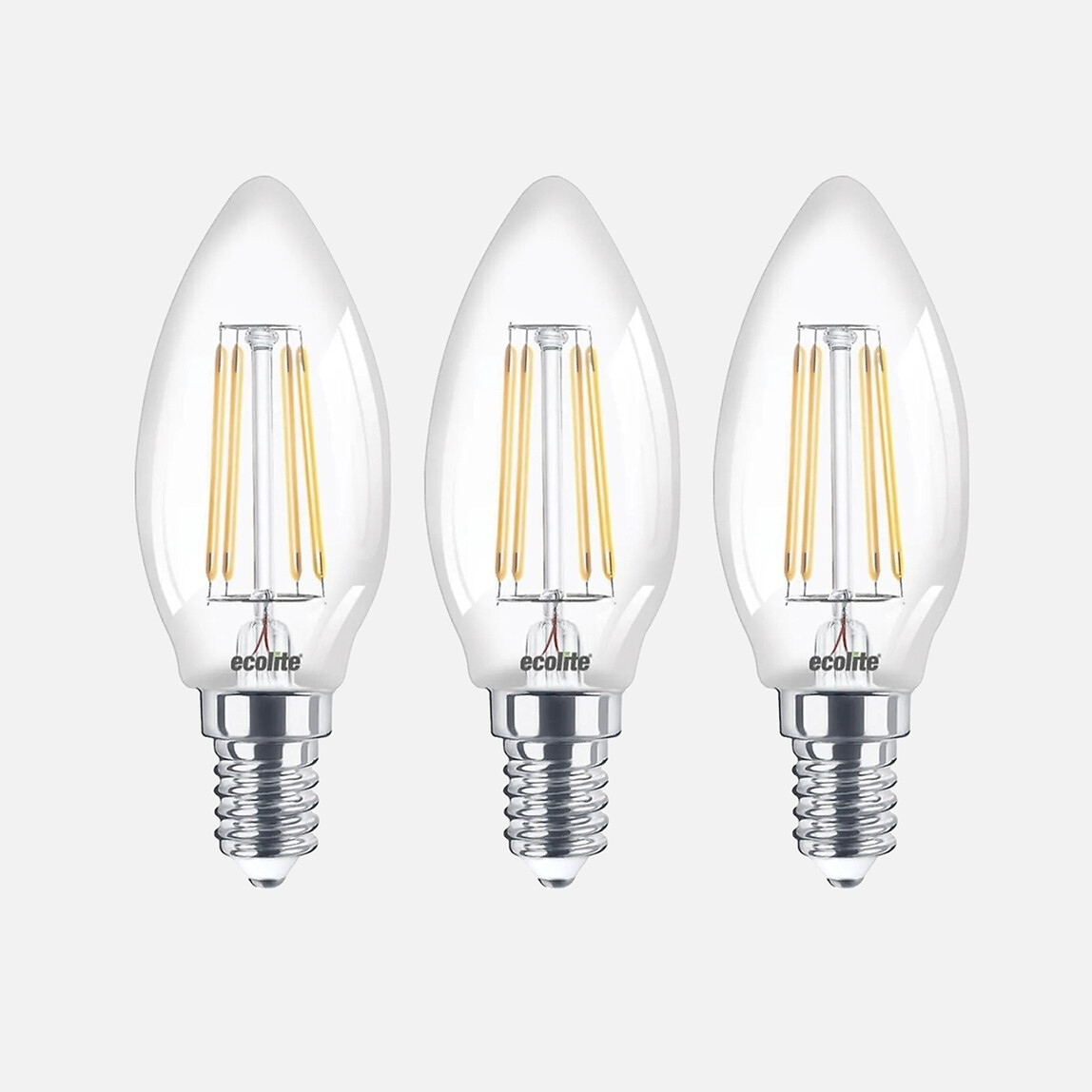    Ecolite Led Filament C35 4 W Sarı 2700K E14 LED Ampul 
