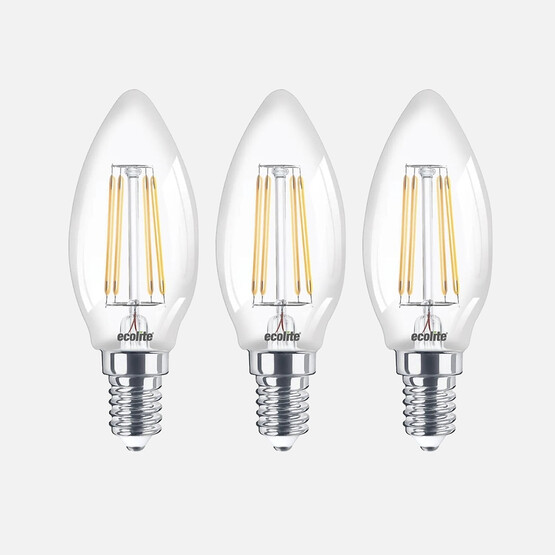 Ecolite Led Filament C35 4 W Sarı 2700K E14 LED Ampul