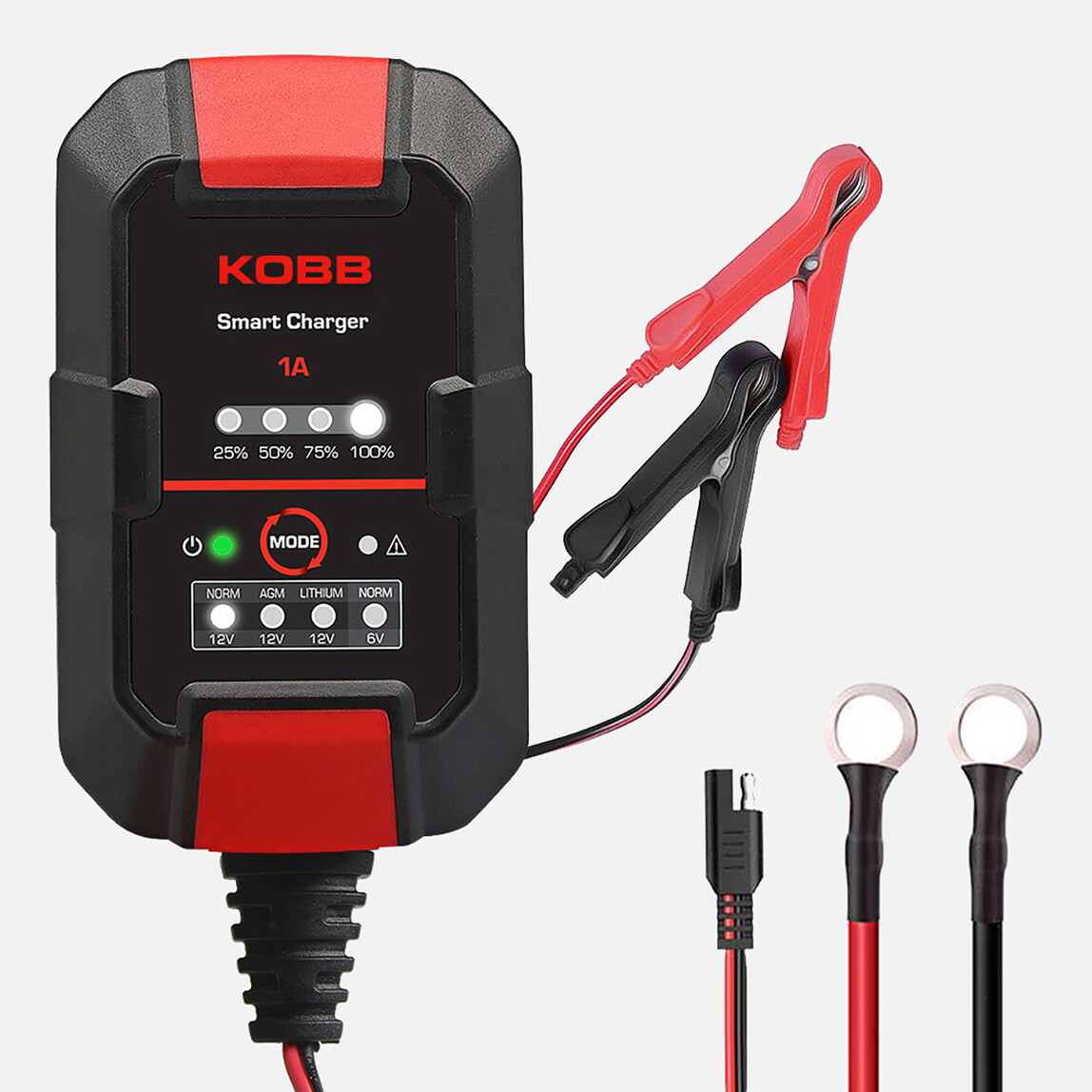    Kobb KBS1000 6V/12V 30Ah Akıllı Akü Şarj ve Akü Bakım Cihazı 