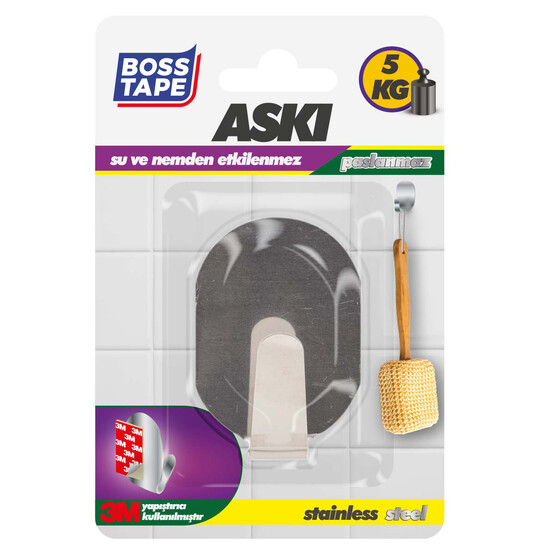 Askı Metal Tekli Paslanmaz Metal 