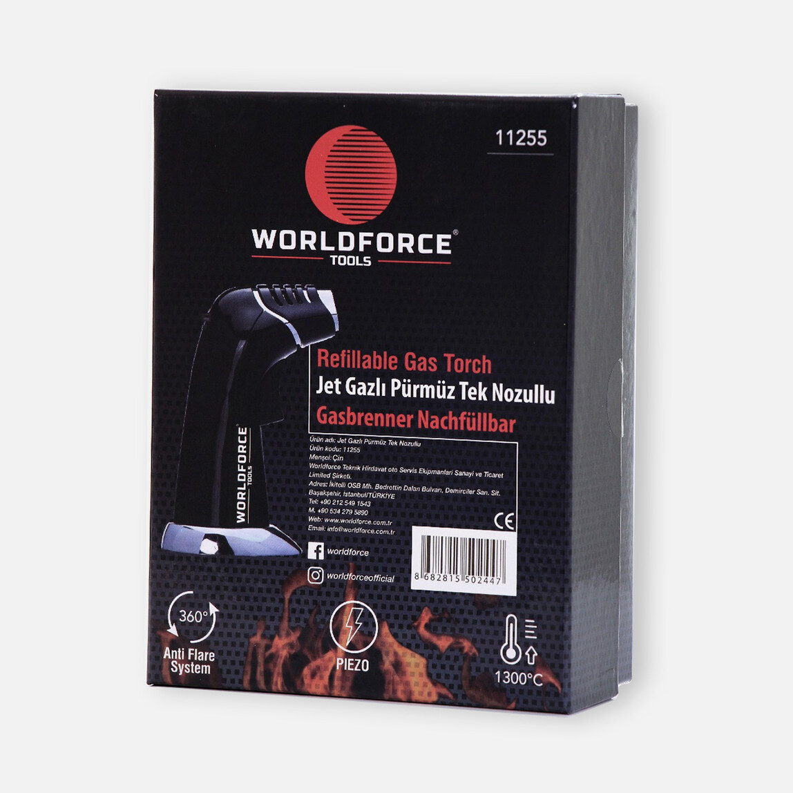    Worldforce Jet Gazlı Pürmüz Üç Nozüllü   