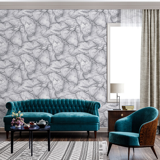 Yasham Papro By Yasham 11510-6 Desenli Duvar Kağıdı Gri 52 cm x 10 m