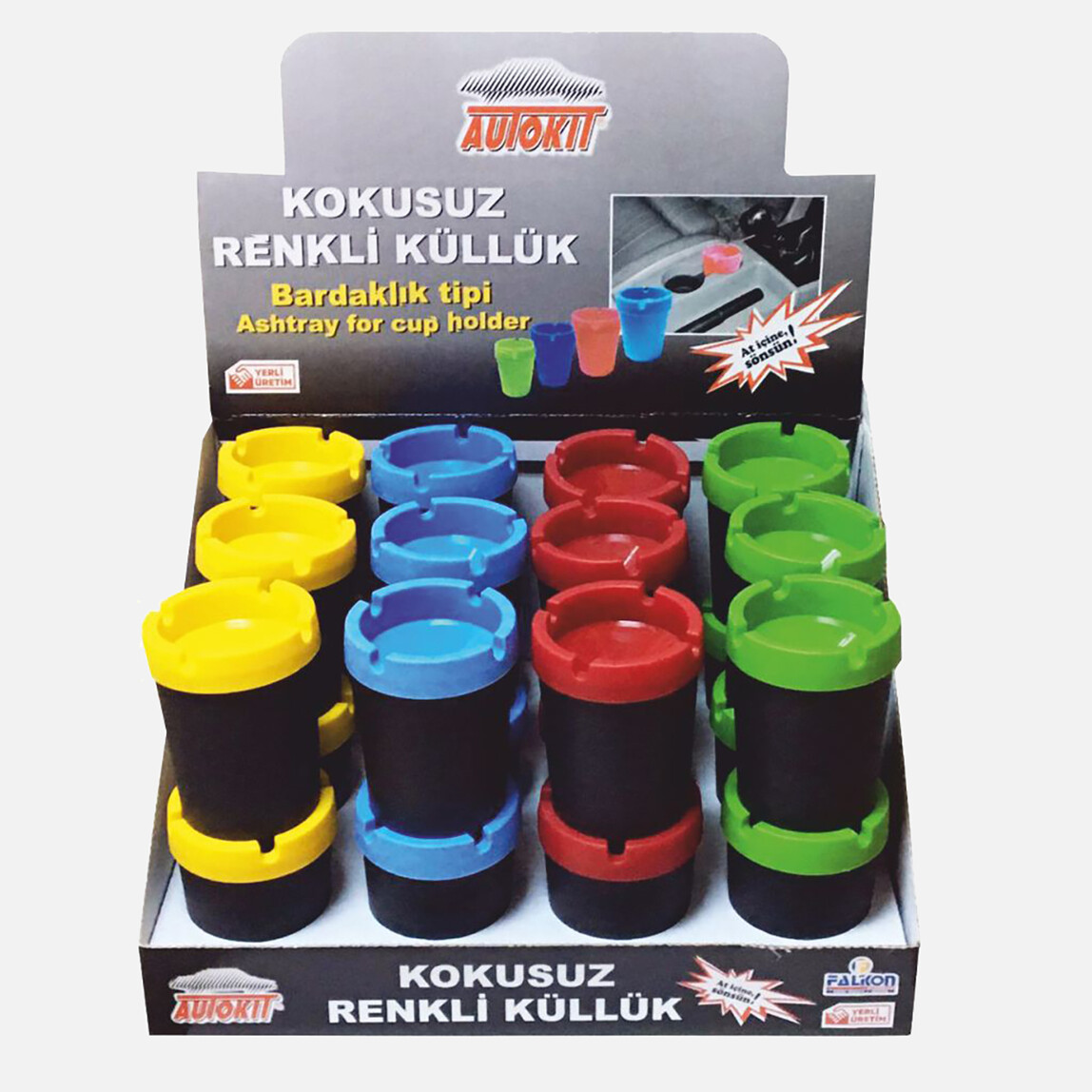    Autokit Küllük Kokusuz ve Renkli 