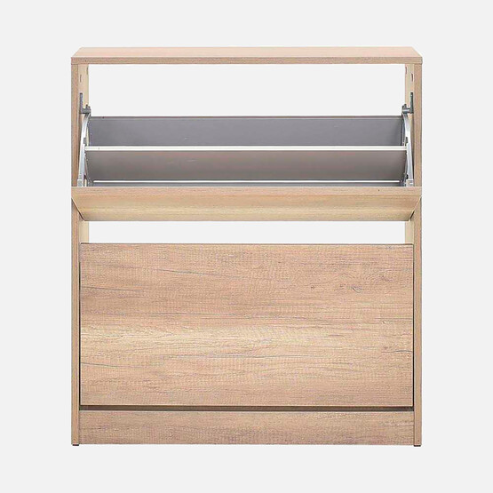Adore Flat Duo Kapaklı 2 Katlı Geniş Ayakkabılık 
