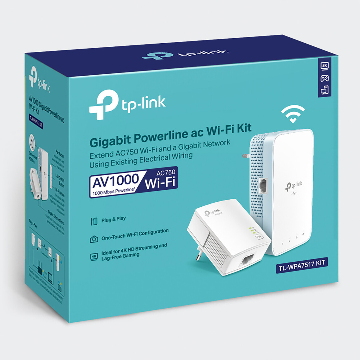    Tp-Link WPA7517 AV1000 Gigabit Powerline ac Wi-Fi Kit  