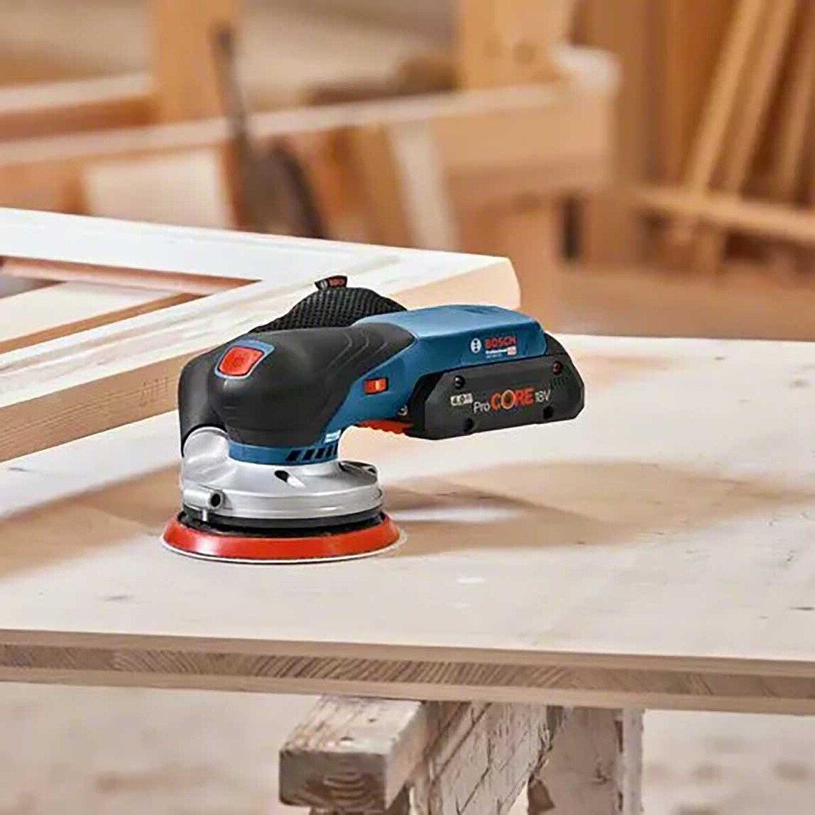    Bosch Profesyonel GEx 18V-125 Eksantrik Zımpara Solo  