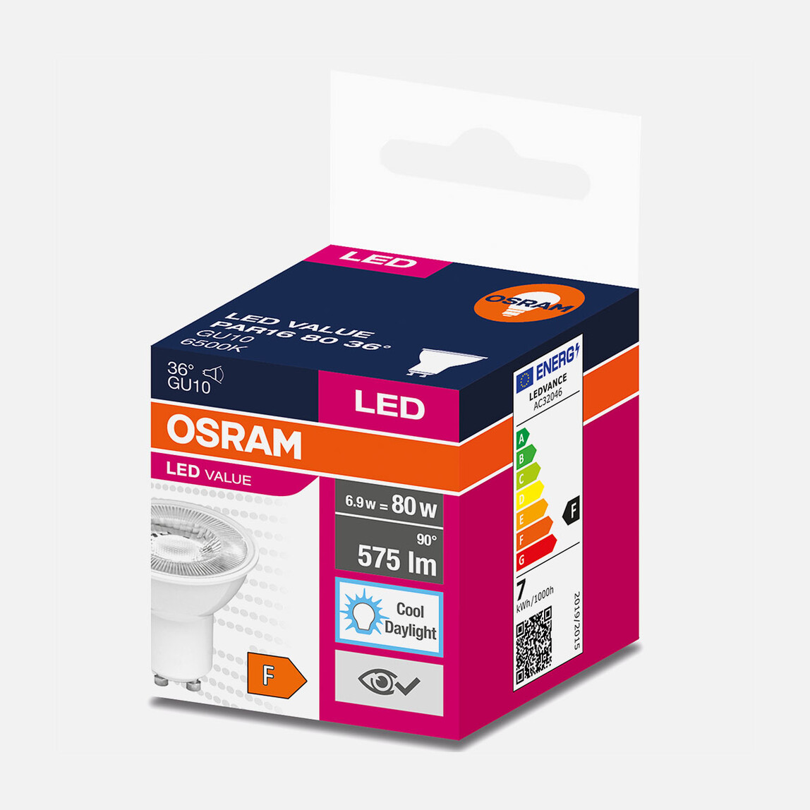    Osram Par16 6.9 W Gün Işığı GU10 LED Ampul 