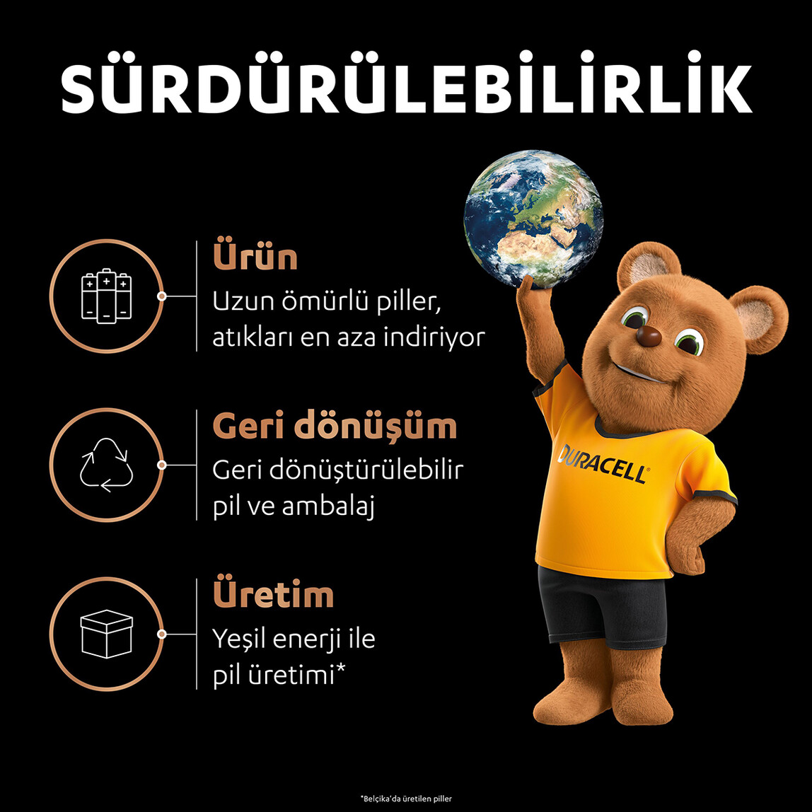    Duracell Optimum 4’lü AAA Alkalin İnce Kalem Pil  