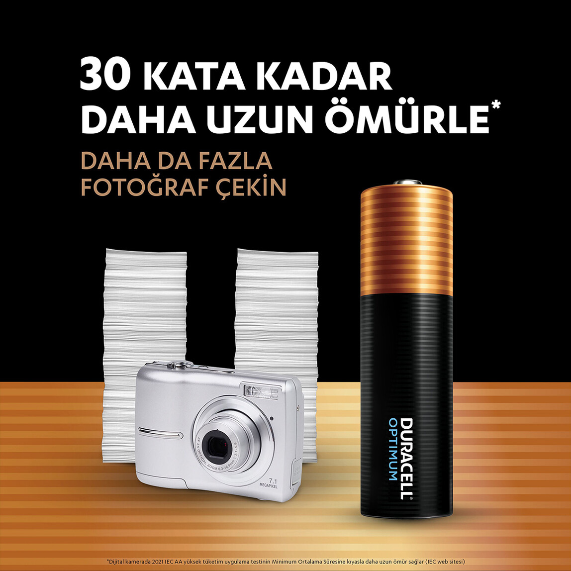    Duracell Optimum 4’lü AAA Alkalin İnce Kalem Pil  