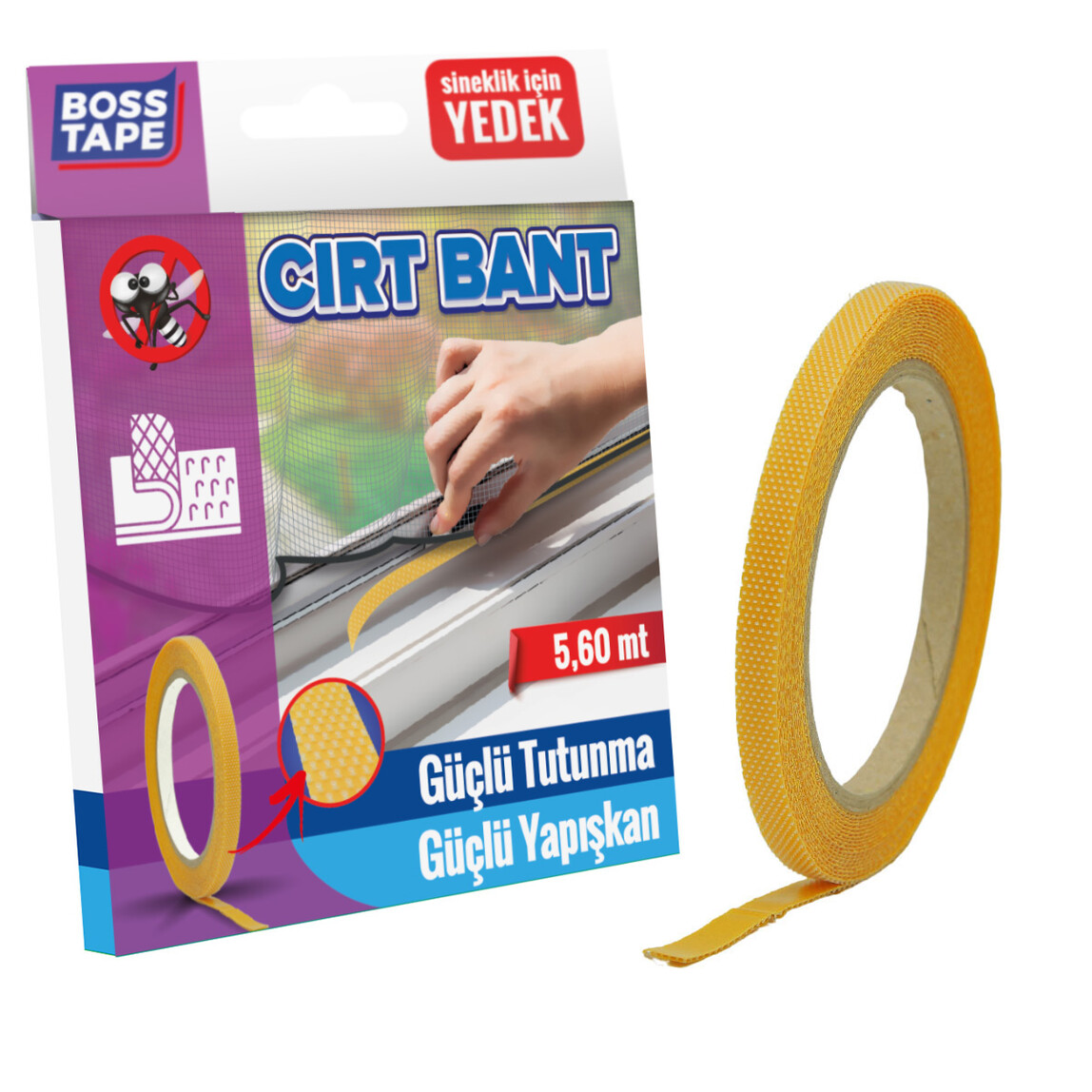    Boss Tape Sineklik Yedek Cırt Bant 5,6 m
  