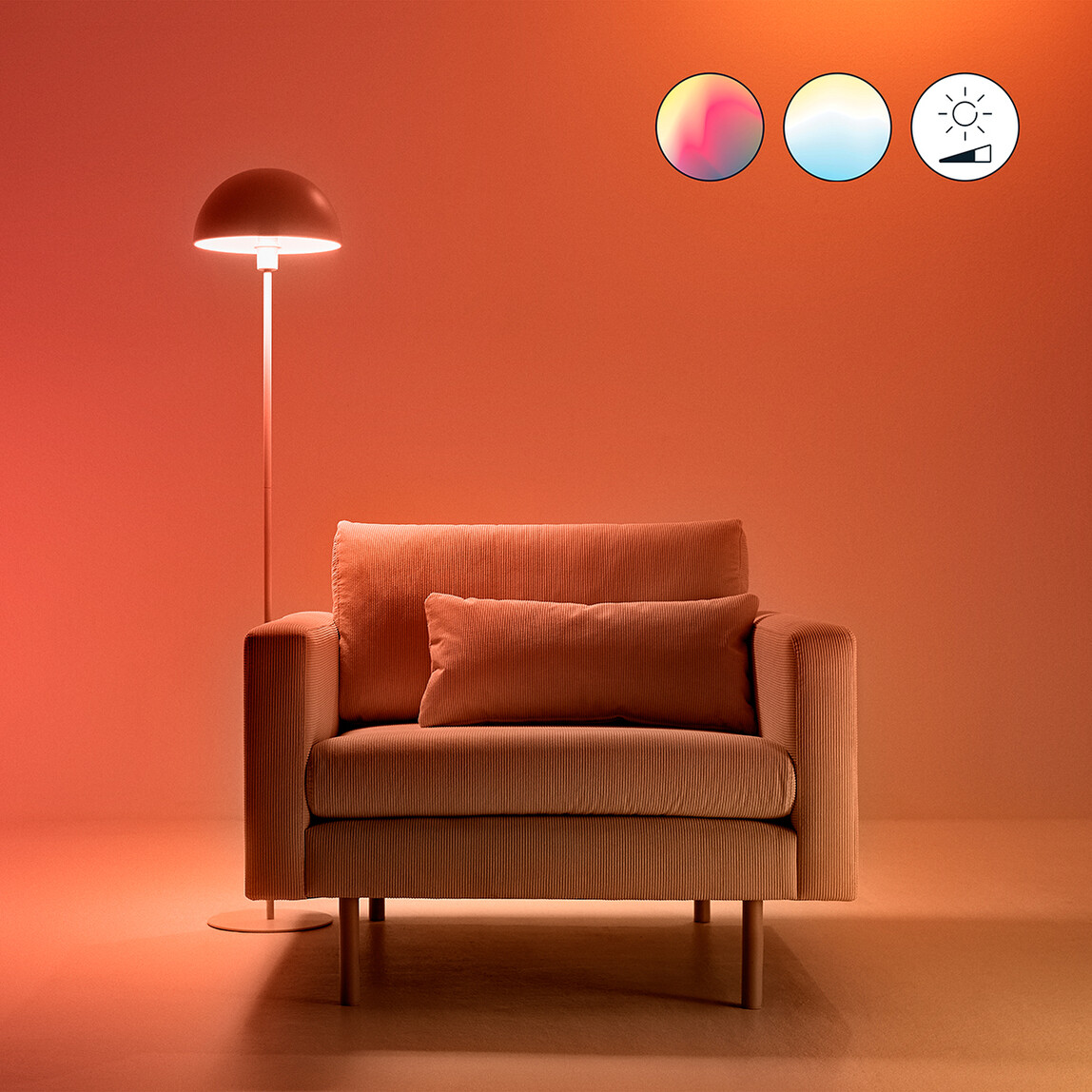    Philips Wiz A67 13 W Renkli E27 LED Ampul 