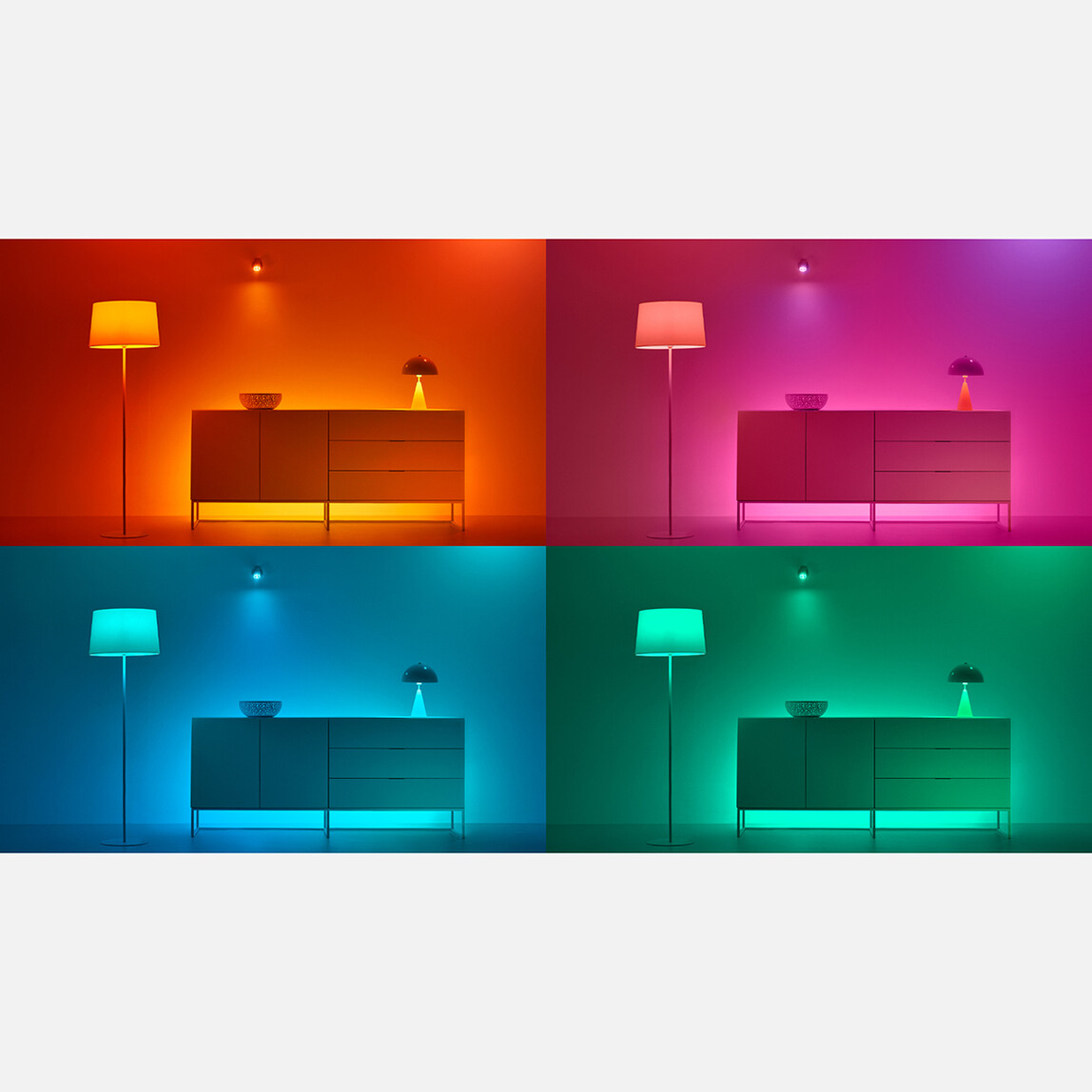    Philips Wiz G95 75 W Renkli E27 LED Ampul 