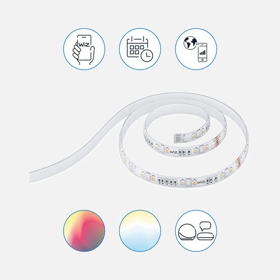 Philips Wiz Akıllı Led Şerit 1M 880Lm Uzatma 