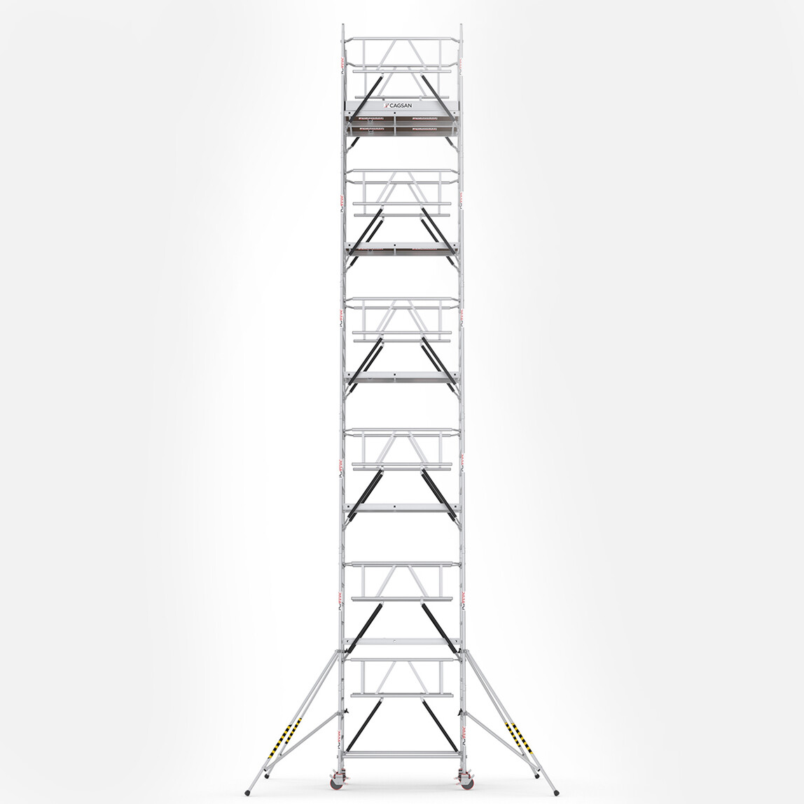    Çağsan Protube LN1070 39 Basamaklı İskele 