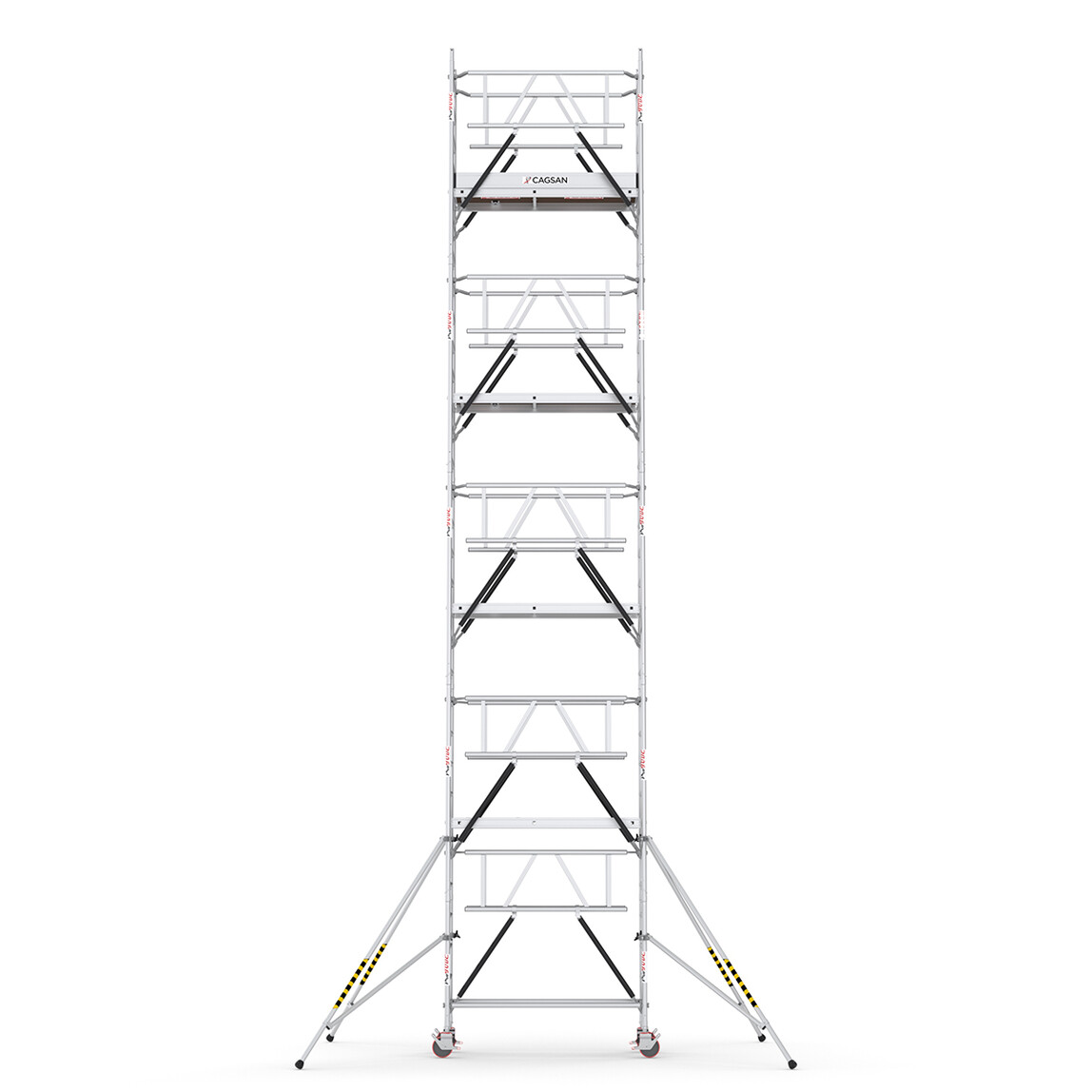    Çağsan Protube SN860 Alüminyum 32 Basamaklı İskele 