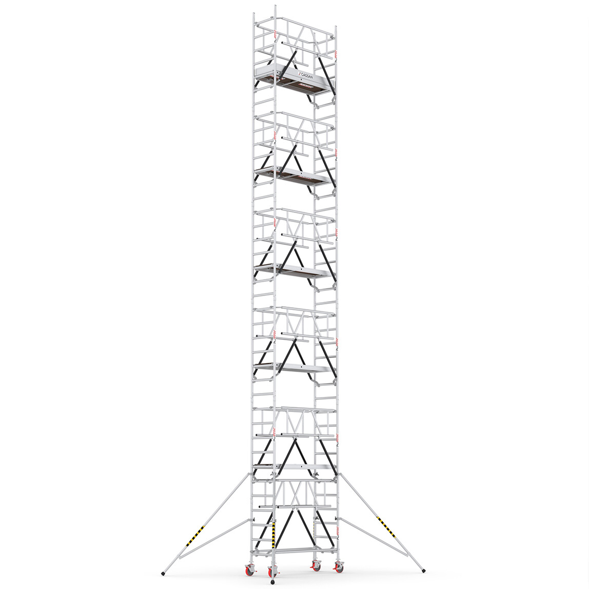    Çağsan Protube SN1070 Alüminyum 39 Basamaklı İskele 