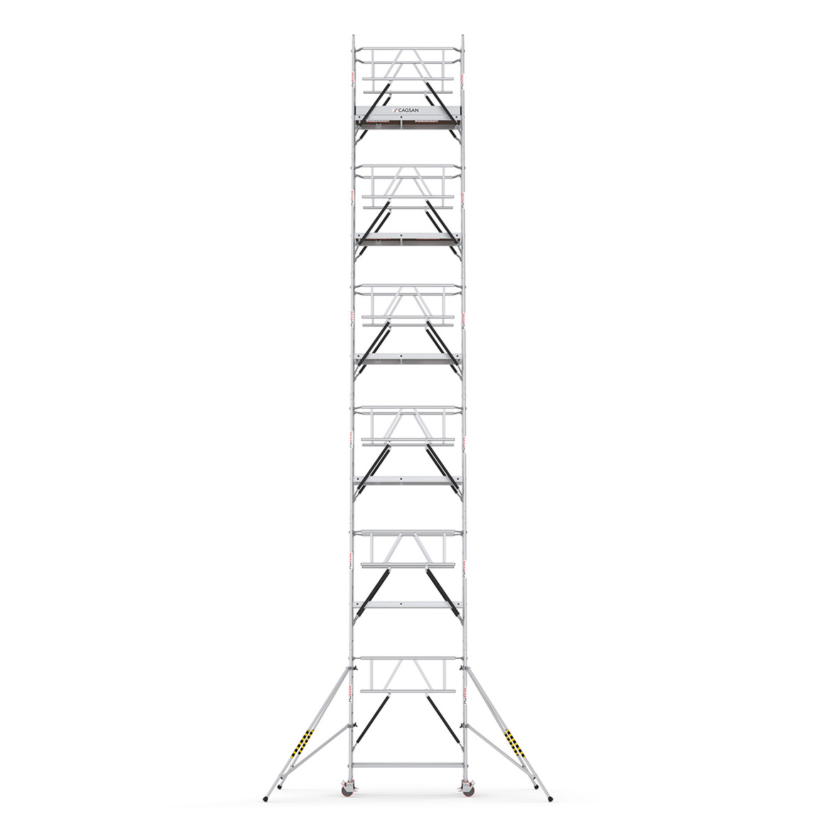    Çağsan Protube SN1160 Alüminyum 42 Basamaklı İskele 