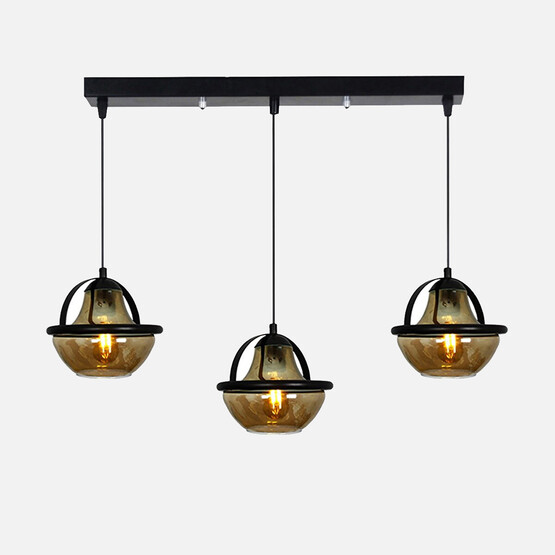 Taşcan Aydınlatma Jüpiter Modern 3'lü Metal Sarkıt Avize 