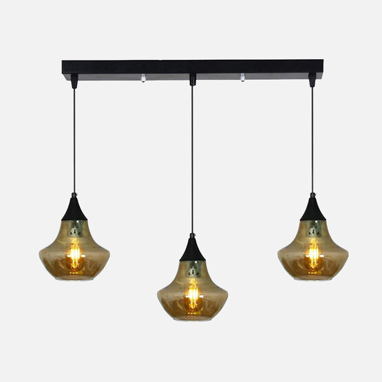 Taşcan Aydınlatma Zeus Modern 3'lü Metal Sarkıt Avize 