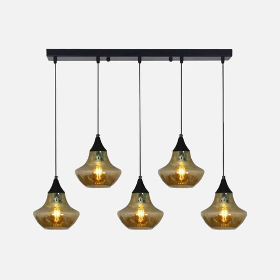 Taşcan Aydınlatma Zeus Modern 5'li Metal Sarkıt Avize 