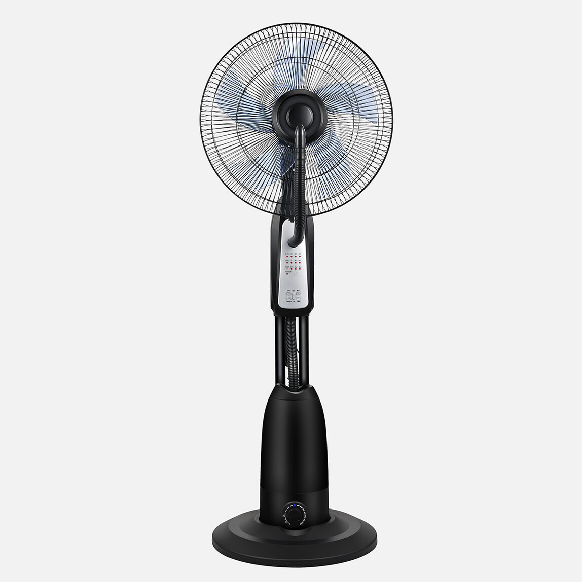   Dlc 90 W Sulu Sistem Kumandalı Zaman Ayarlı Sessiz 3 Kademeli 45 Cm Ayaklı Vantilatör Siyah   
