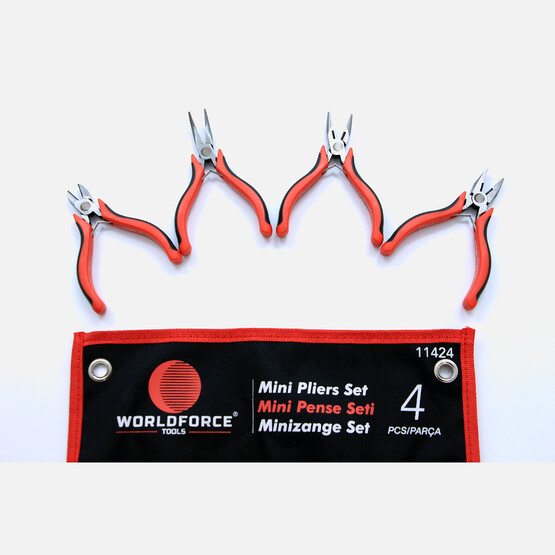 Worldforce Mini Pense Seti 4 Parça 11424 
