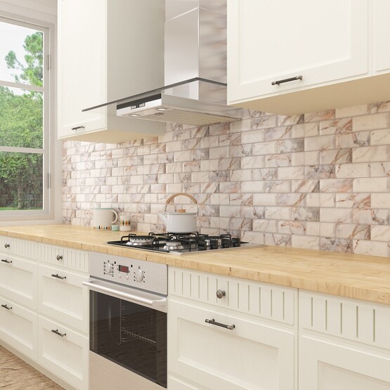 Bien Perla Tezgah Arası Rektifiyeli Karo Parlak Mermer 30 x 60 cm 1,44 m2