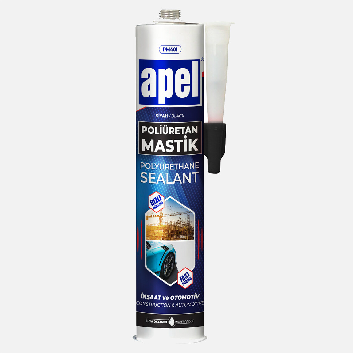    Apel 280Ml Pu Mastik Siyah  