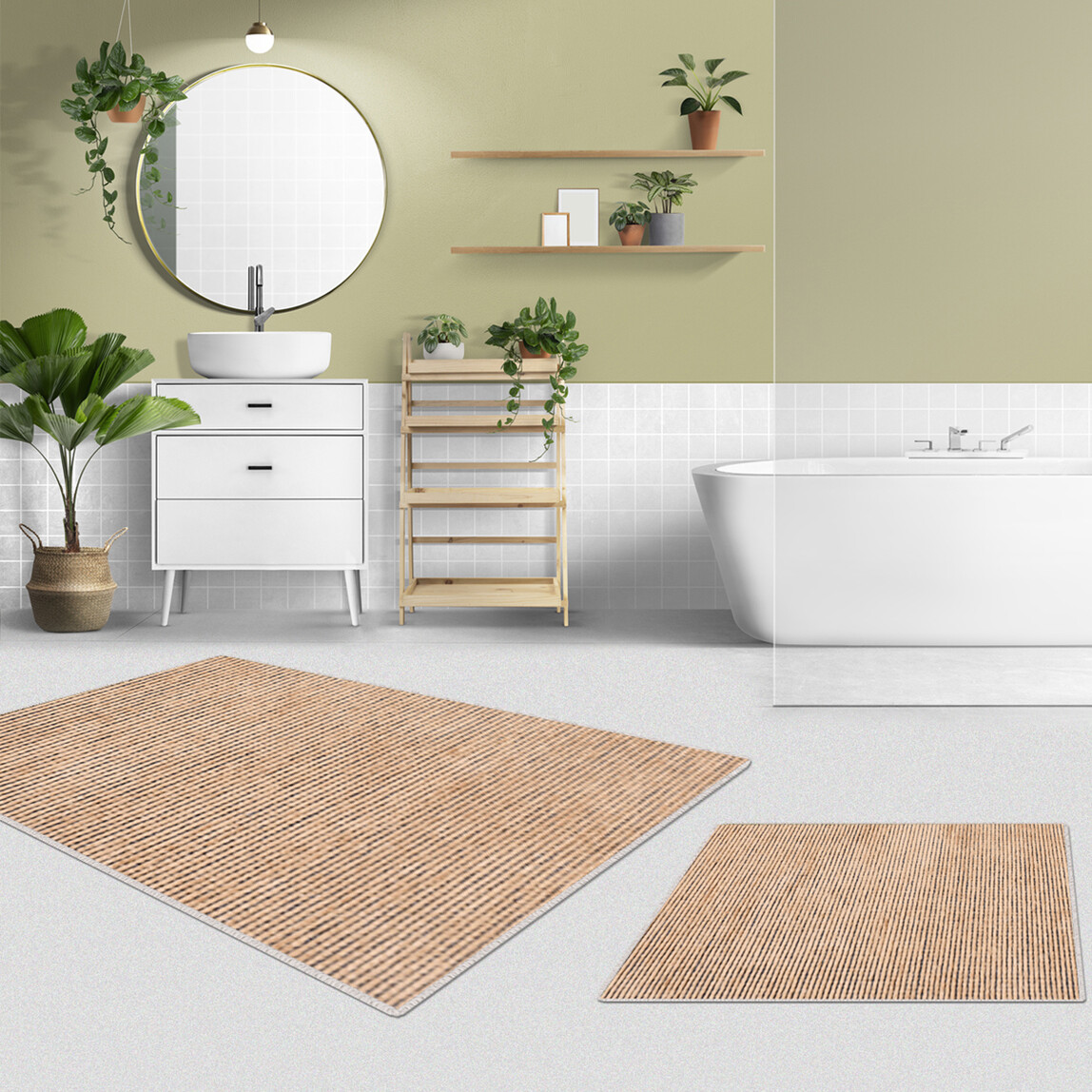    Crea Azade Banyo Paspası 8203  