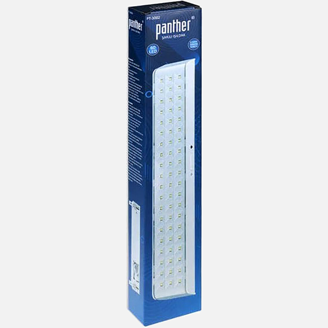    Panther 60 Led'li Şarjlı Işıldak  