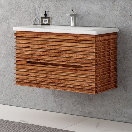 Gold Banyo Legendsa 47 cm Banyo Dolabı Alt Modül Ceviz