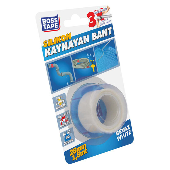 Silikon Kaynayan Bant Beyaz 25mm X 1,5mt 