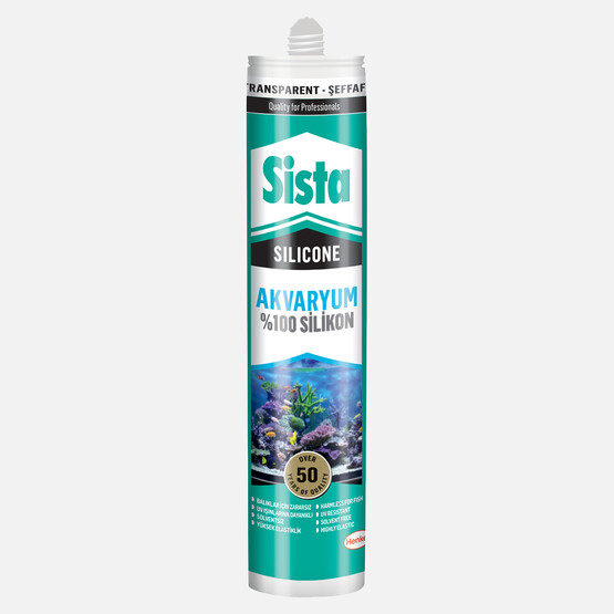 Sista Akvaryum %100 Silikon Şeffaf 280 ml