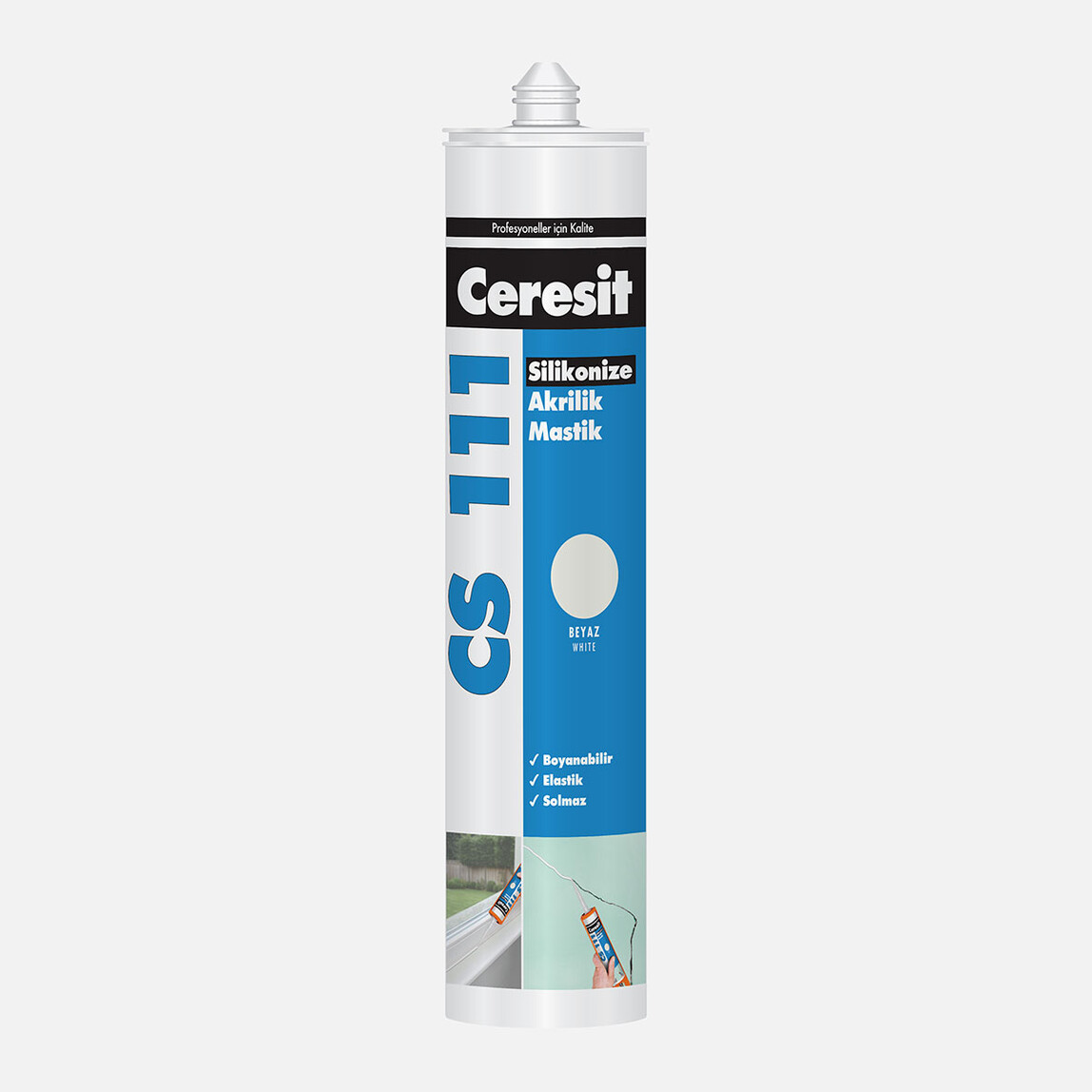    Ceresit CS 111 Akrilik Mastik Beyaz 240 ml 