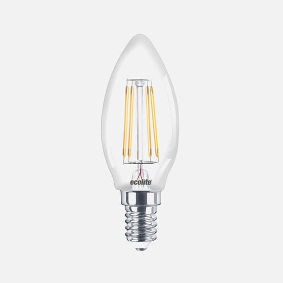 Ecolite Led Filament C35 4W E14 6500K Led Ampul 