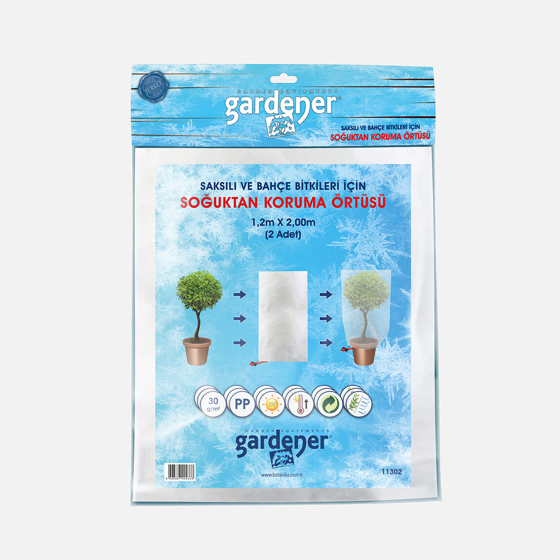    Gardener 11302 Saksılı Bitkiler İçin Koruma Örtüsü  