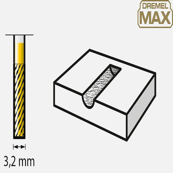 Dremel Max Tungsten Karbit Freze(9901DM) 