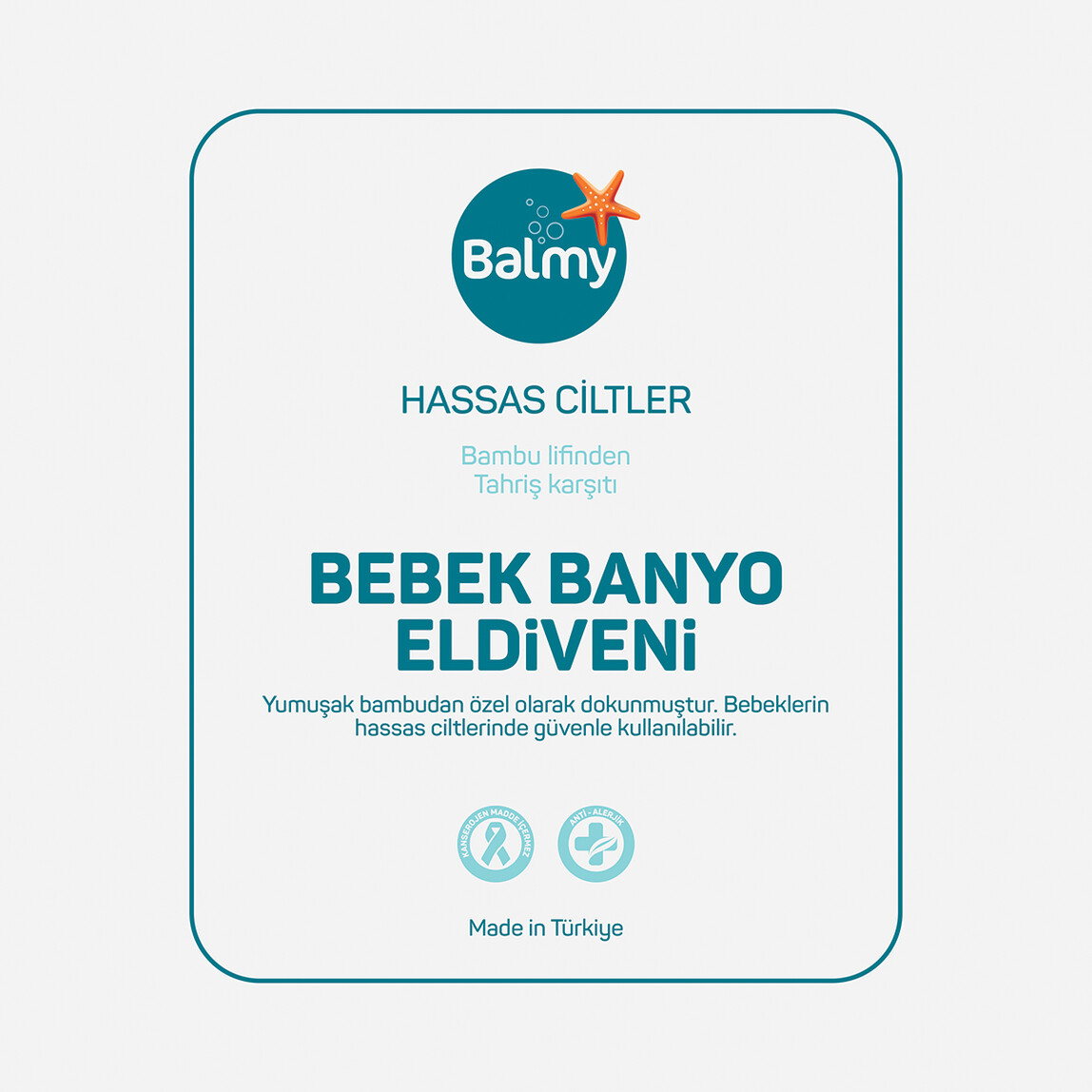    Balmy Bebek Banyo Eldiveni  