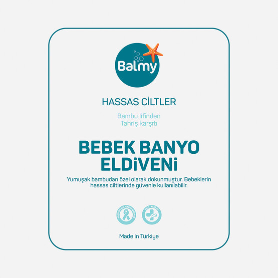 Balmy Bebek Banyo Eldiveni 