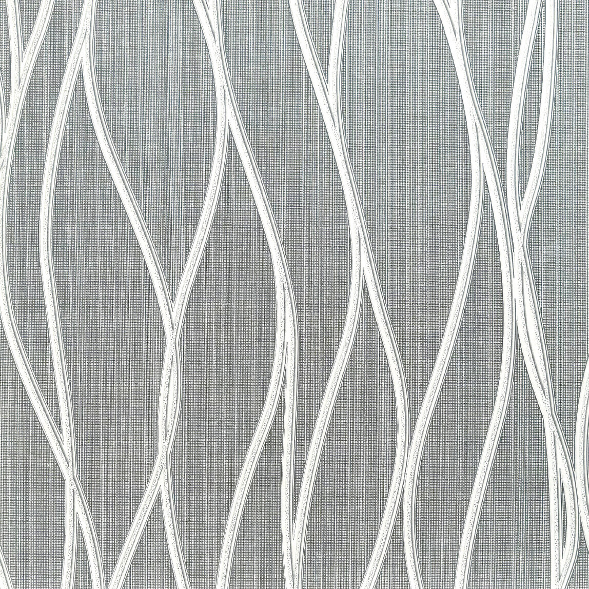    Golden Dalgalı Koyu Gri Duvar Kağıdı 52 cm x 10 m 