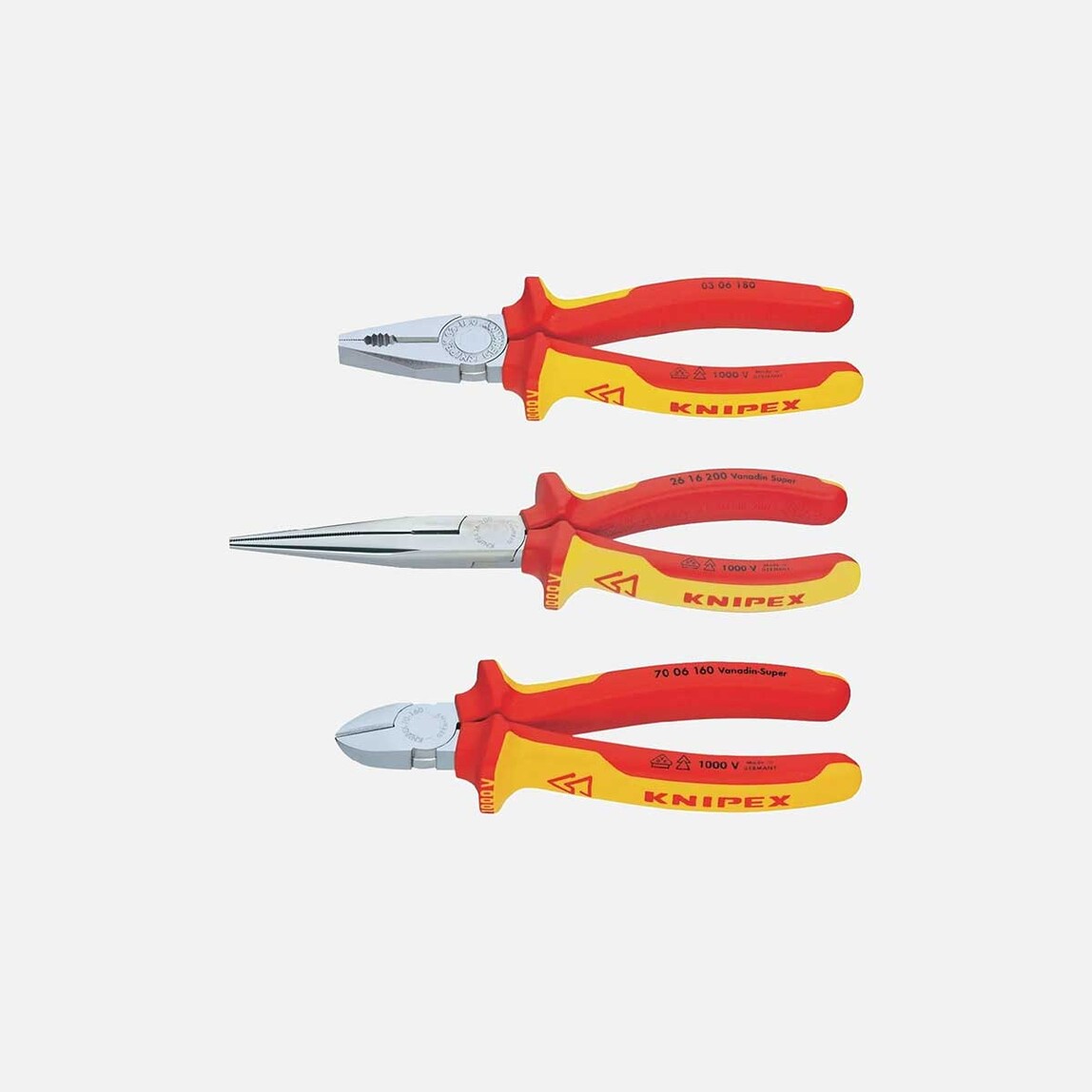    Knipex 002012 Vde 3'lü Pense Seti  