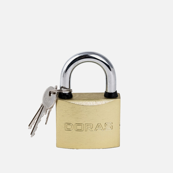Doras 63mm Döküm Asma Kilit Sarı 