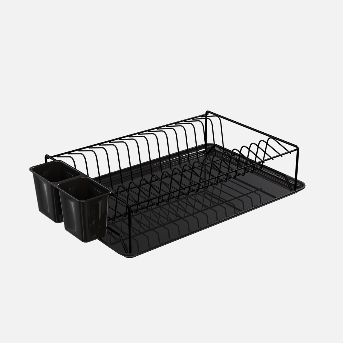    Metaltex Dikdörtgen Tek Katlı Tablalı 40x27x10 cm Pvc Kaplama Bulaşıklık 