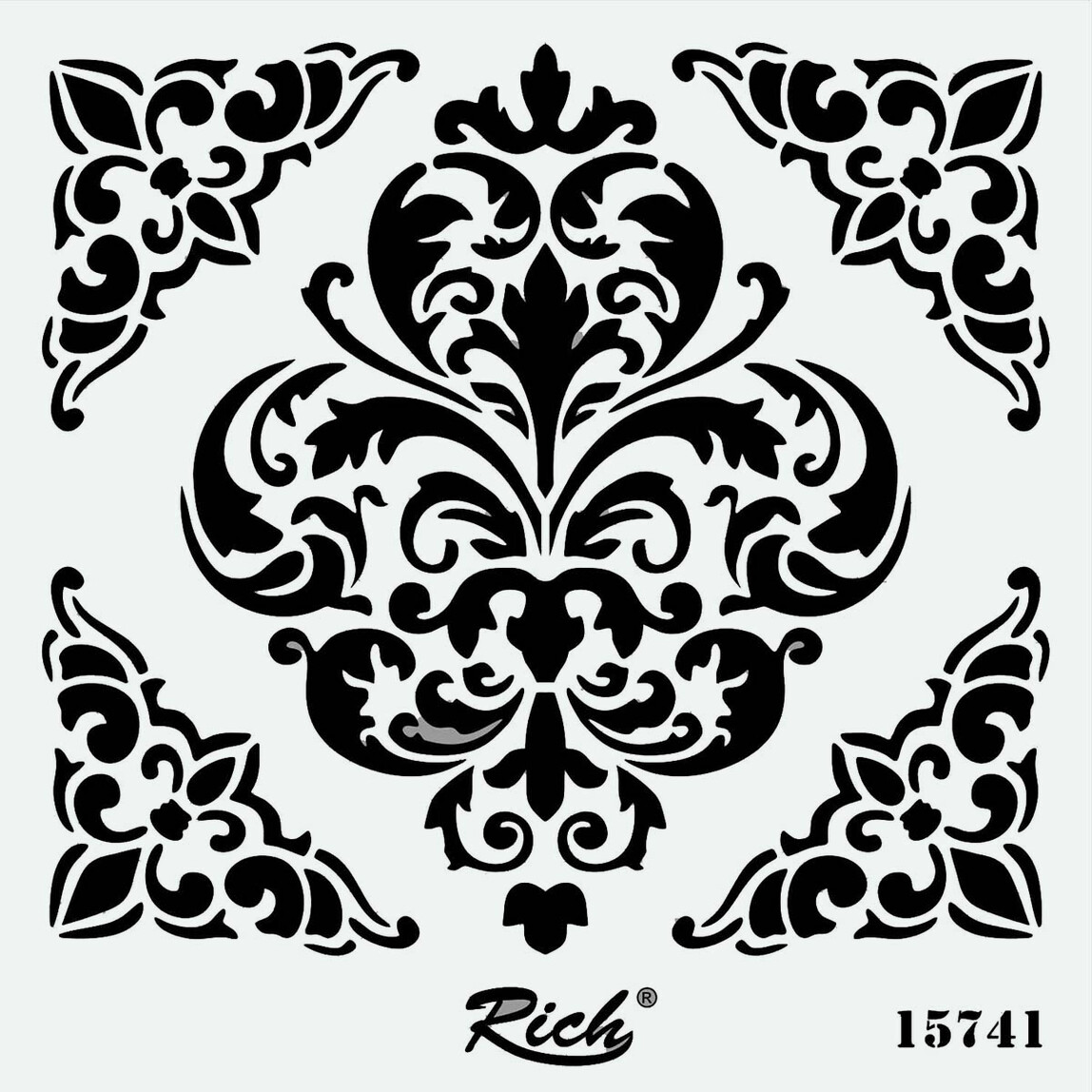   Stencıl Kare 25x25 15741   