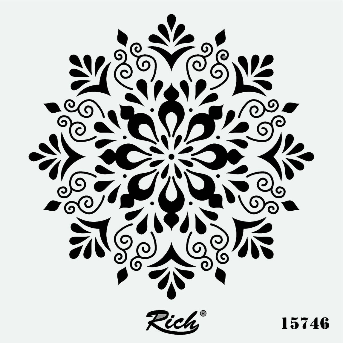    Stencıl Kare 25x25 15746   