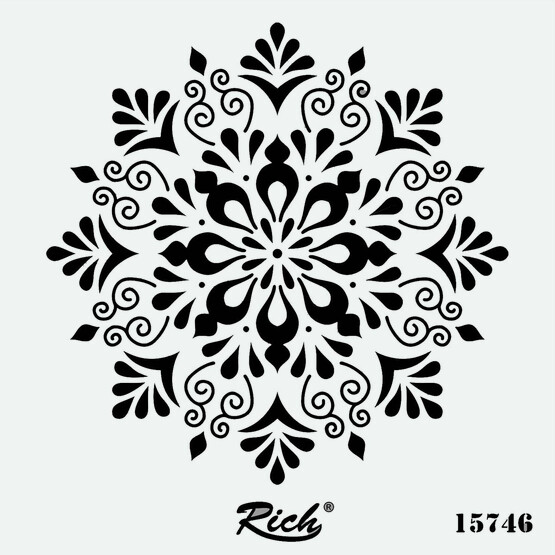 Stencıl Kare 25x25 15746  